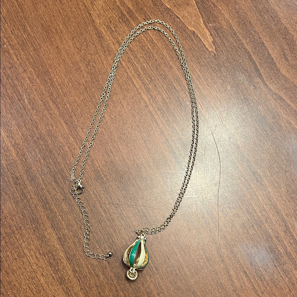 Gold Hot Air Balloon Necklace